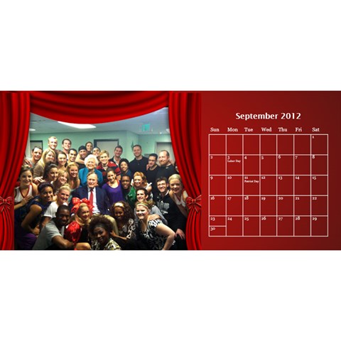 Bring It On The Musical Desk Calendar By Pat Kirby Sep 2012