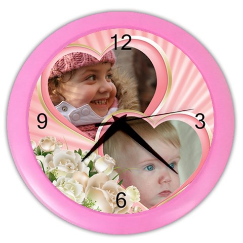 Little Princess Wall Clock By Deborah Front