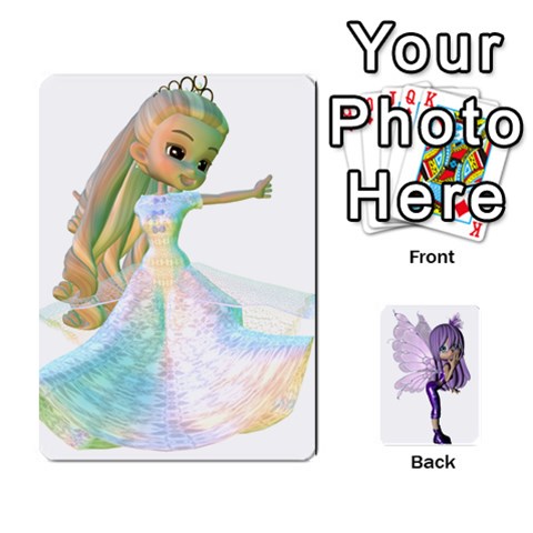 Queen Fairy Cards2 By Helen Front - SpadeQ
