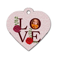 love - Dog Tag Heart (One Side) love - Dog Tag Heart (One Side)