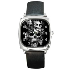 SKULL WATCH - Square Metal Watch