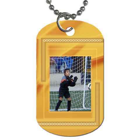 Mustard Dog Tag (2 Sided) By Deborah Back