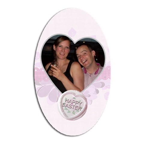 Happy Easter Magnet By Claire Mcallen Front