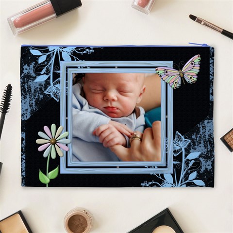 Blue Spring Xl Cosmetic Case By Lil Back