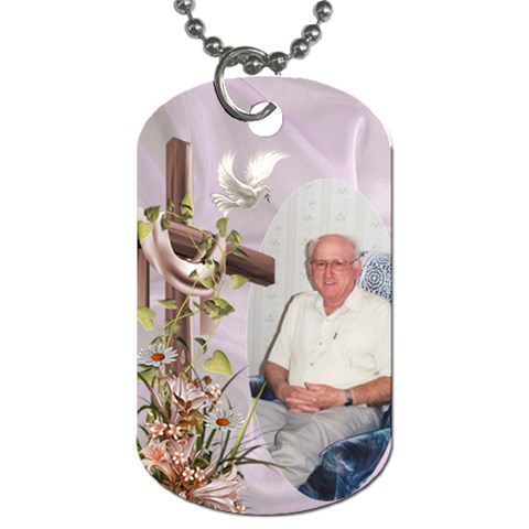 With My Lord (2 Sided) Dog Tag By Deborah Front