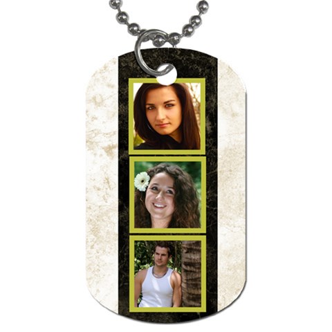 Gold 6 Frame Dog Tag  (2 Sided) By Deborah Front