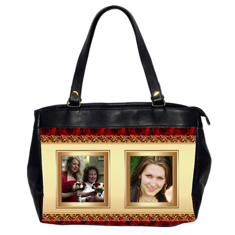 Rose Classic Oversized Office Bag (2 Sided) By Deborah Front