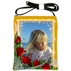 Red Rose Sling Bag - Shoulder Sling Bag Red Rose Sling Bag - Shoulder Sling Bag