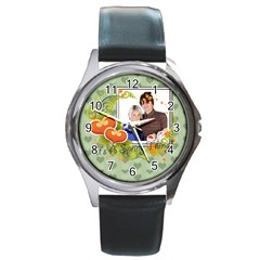 love - Round Metal Watch