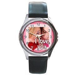 love - Round Metal Watch