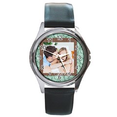 love - Round Metal Watch