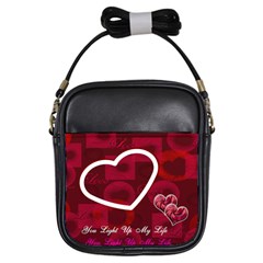 You light up my life pink girls sling bag