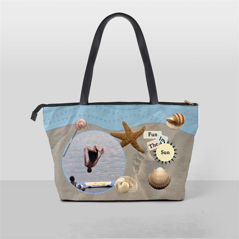 Sea Shells Classic Shoulder Handbag By Lil Back