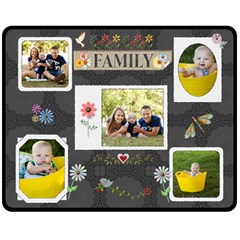 Family Medium Fleece Blanket - Fleece Blanket (Medium)