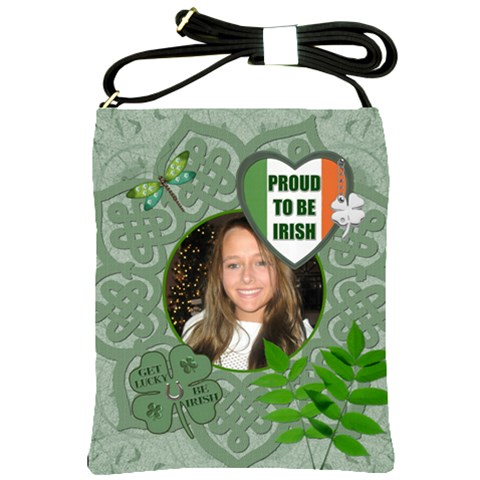 Irish Shoulder Sling Bag By Lil Front