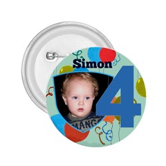 4 Birthday boy Button 2.25 - 2.25 Button 4 Birthday boy Button 2.25 - 2.25 Button