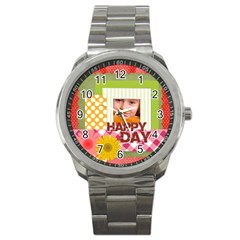 happy day - Sport Metal Watch