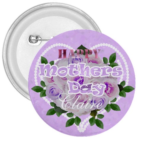 Purple And Pink Mothers Day Pin By Claire Mcallen Front