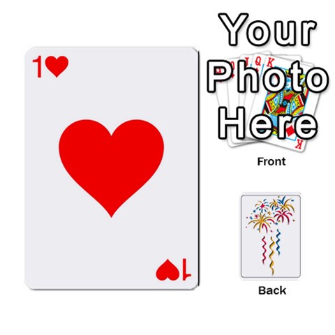 Ace Hanabi W/ Regular Deck Symbols By Adam Kunsemiller Front - SpadeA