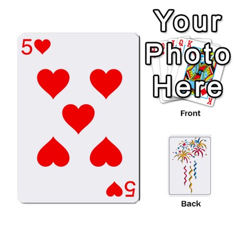 Hanabi W/ Regular Deck Symbols By Adam Kunsemiller Front - Heart8