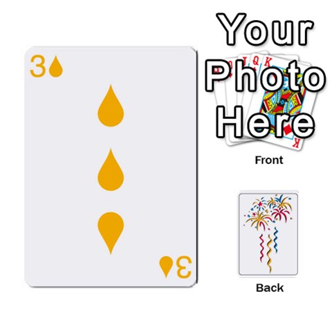 Ace Hanabi W/ Regular Deck Symbols By Adam Kunsemiller Front - HeartA