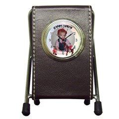 purim pen holder - Pen Holder Desk Clock