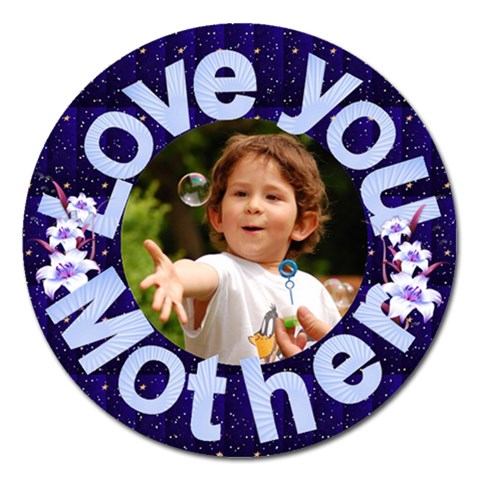 Love You Mother 2 Magnet By Deborah Front