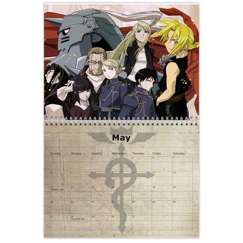 Fma Calendar By Krystal May 2012