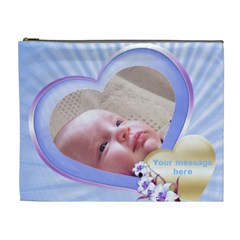Blue Heart (XL) Cosmetic bag - Cosmetic Bag (XL) Blue Heart (XL) Cosmetic bag - Cosmetic Bag (XL)