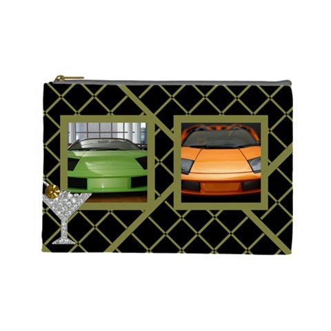 Cocktail Cosmetic Bag Large By Deborah Front