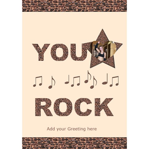 You Rock 2 3d Card By Deborah Inside