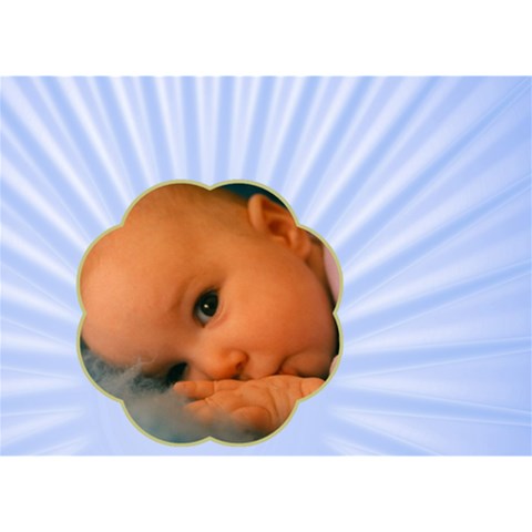 Announcing Our Baby Boy 3d Card By Deborah Back