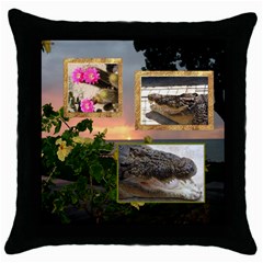 mhelapillow2 - Throw Pillow Case (Black)