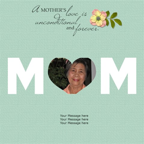 Mom 3d Card (8x4): Mom 1 By Jennyl Inside
