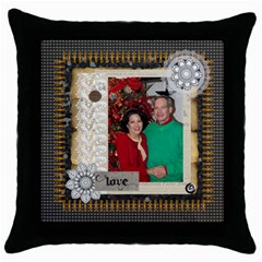 mhelanpillow6 - Throw Pillow Case (Black)