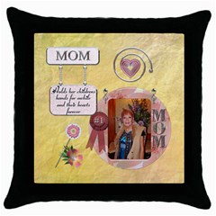 mhelanpillow8 - Throw Pillow Case (Black)