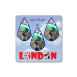 Weather in London - Magnet (Square)