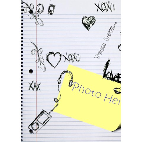 Notebook Sketch Card By Krystal Inside