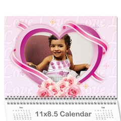 calendersruthi - Wall Calendar 11  x 8.5  (18 Months)