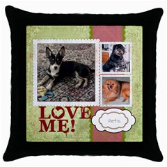 mhelanpillow2 - Throw Pillow Case (Black)