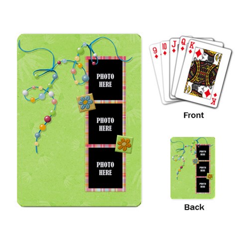 Patches Playing Cards 1 By Lisa Minor Back