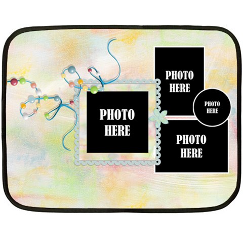 Patches 1 Sided Blanket 1 By Lisa Minor 35 x27  Blanket