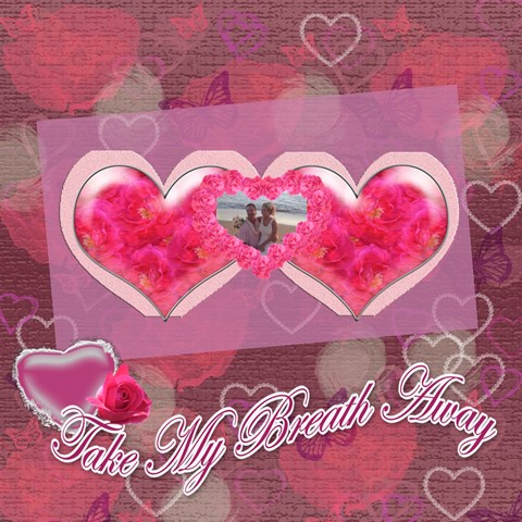 You Take My Breath Away  Twin Heart  3d Card By Ellan Inside