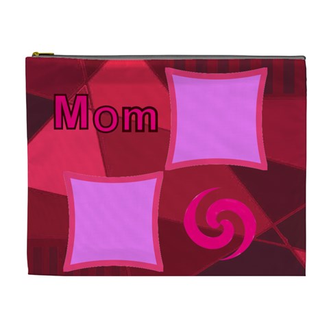 I Love You Mom Xl Cosmetic Bag By Birkie Front