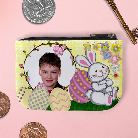 Easter Bunny Mini Coin Purse By Catvinnat Back