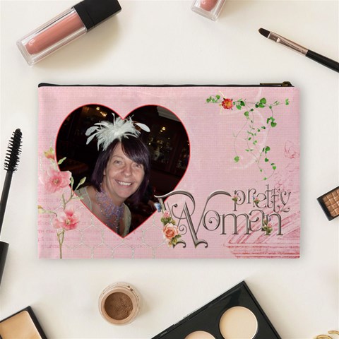 Pretty Woman Large Cosmetic Bag By Catvinnat Back