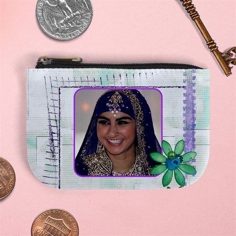 Seraphina  Mini Coin Purse 2 By Catvinnat Front