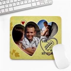 Key to my Heart Mousepad - Large Mousepad