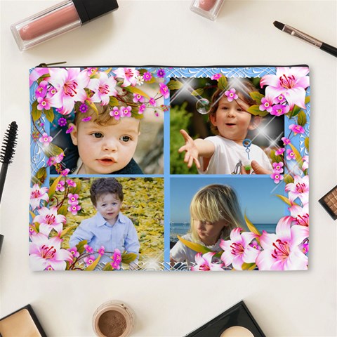 8 Frame Xl Cosmetic Bag By Deborah Front