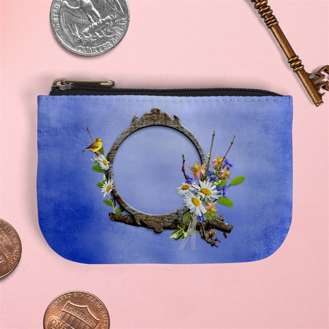 Spring Mini Coin Purse By Elena Petrova Front